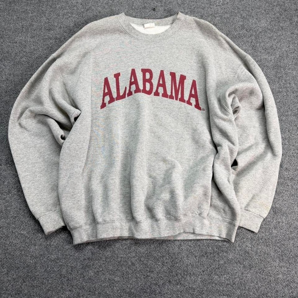 Vtg 90s Alabama crimson tide crewneck size XL gray/red